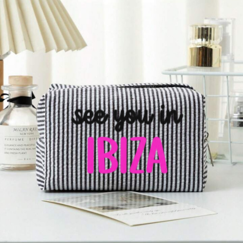Pochette Rosa "see you in ibiza"