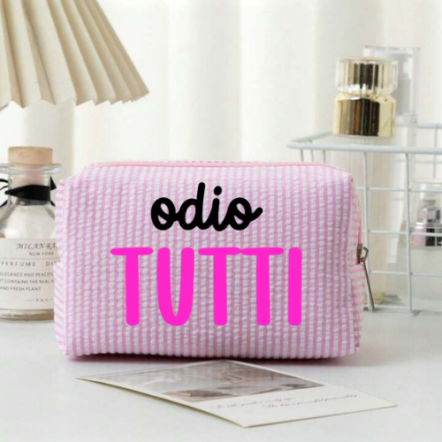 Pochette "odio tutti"