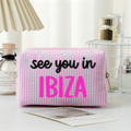 Pochette Rosa "see you in ibiza"