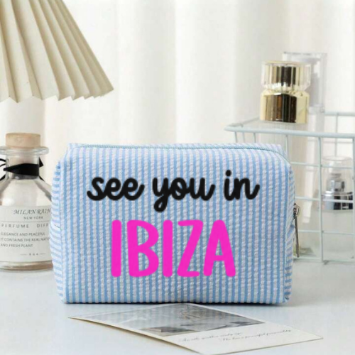 Pochette Rosa "see you in ibiza"