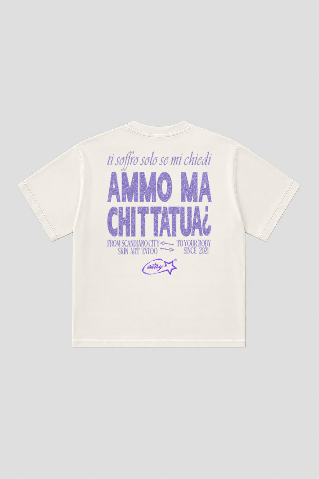 T-shirt "ammo ma chi t tatua" white