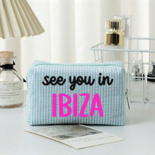 Pochette Rosa "see you in ibiza"