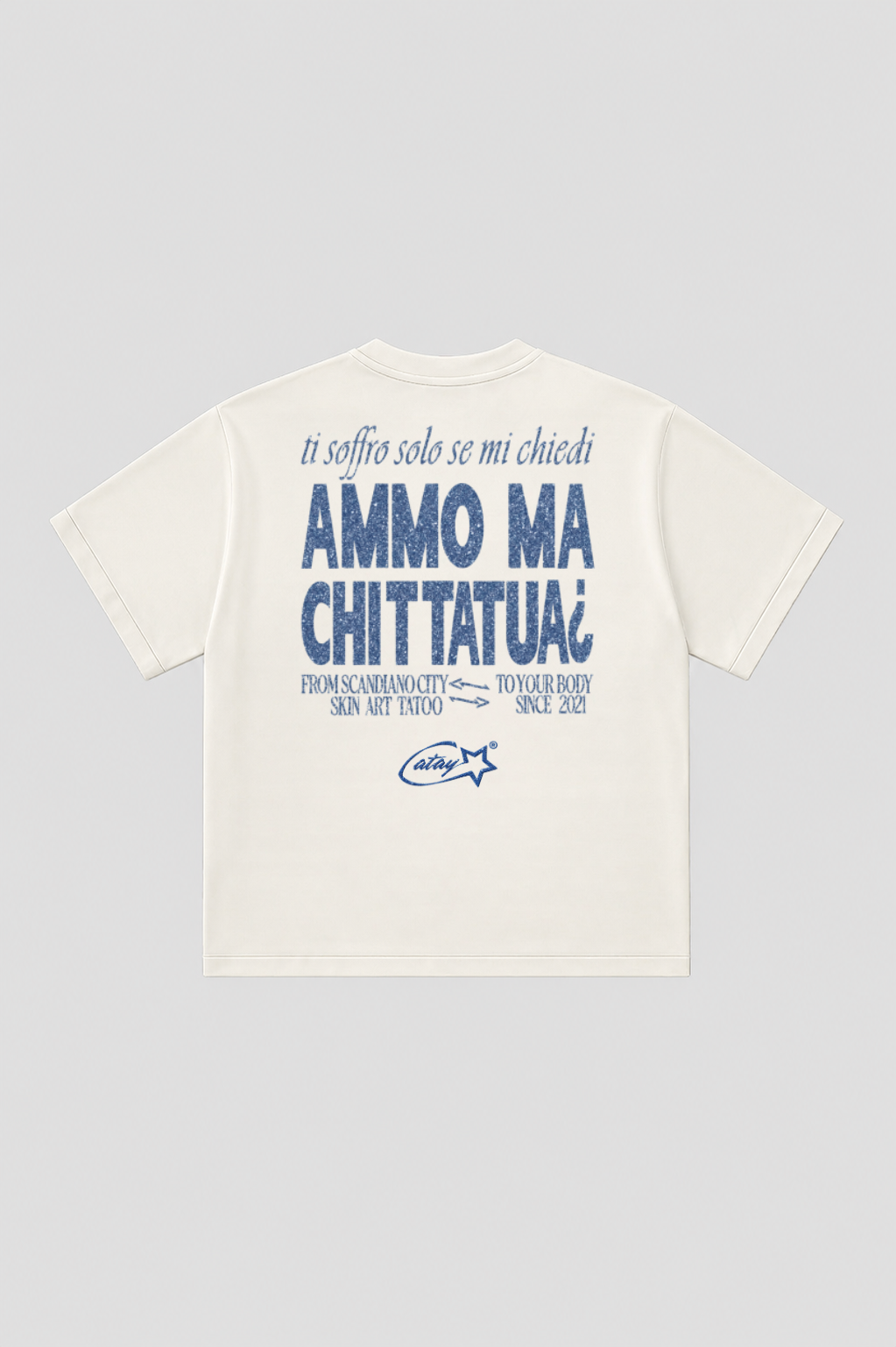 T-shirt "ammo ma chi t tatua" white