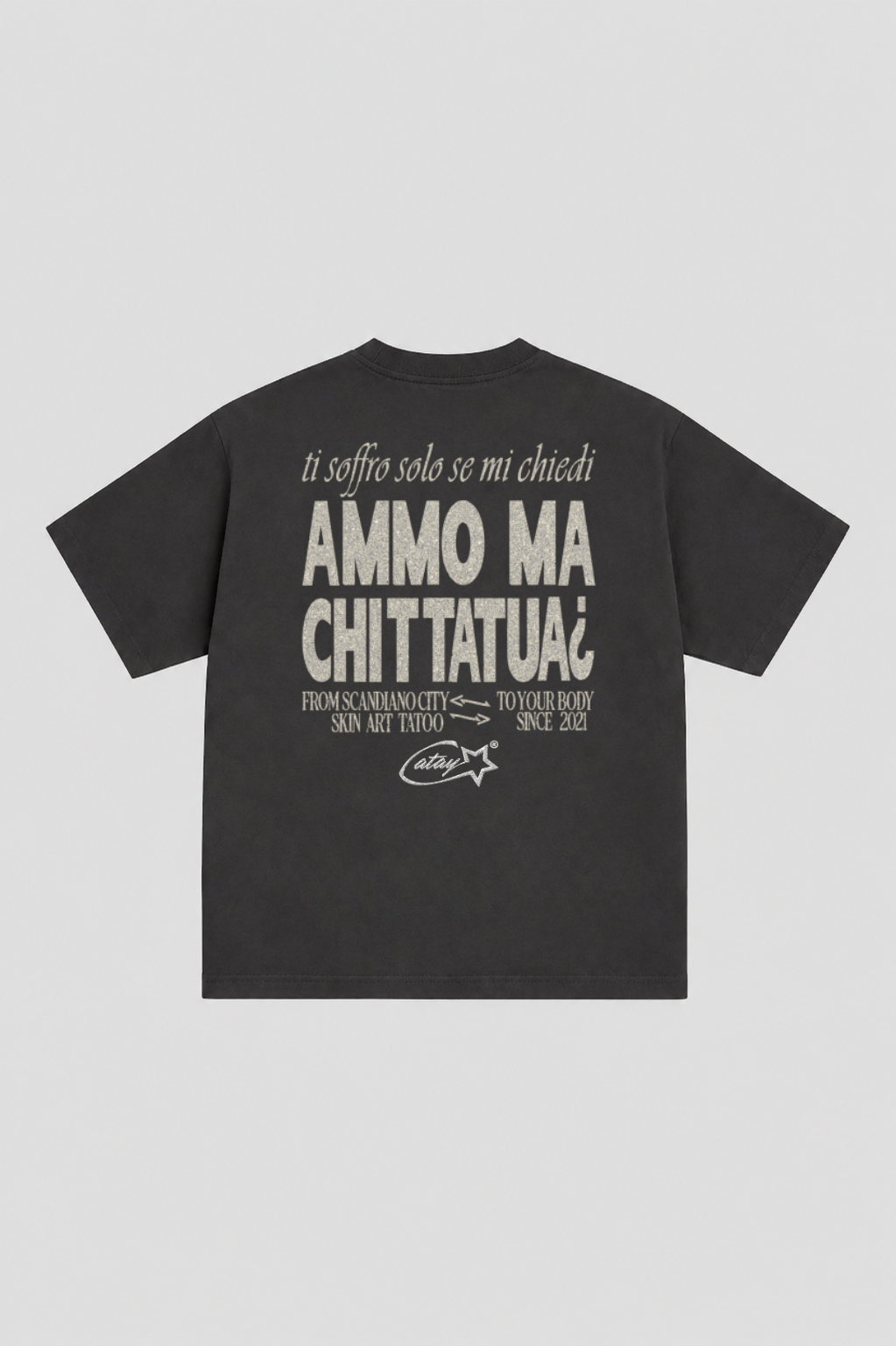 T-shirt "ammo ma chi t tatua¿"