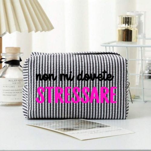 Pochette "non mi dovete stressare"