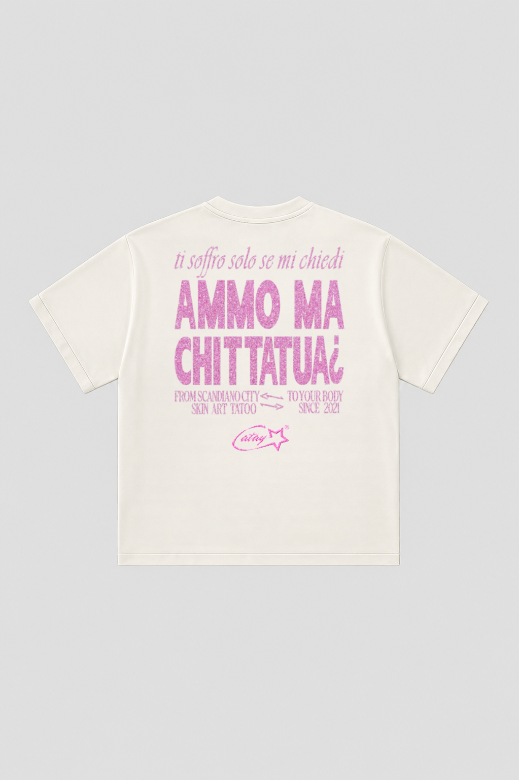 T-shirt "ammo ma chi t tatua" white