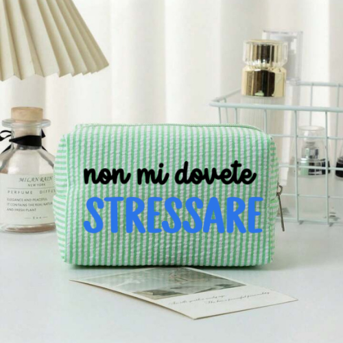 Pochette "non mi dovete stressare"