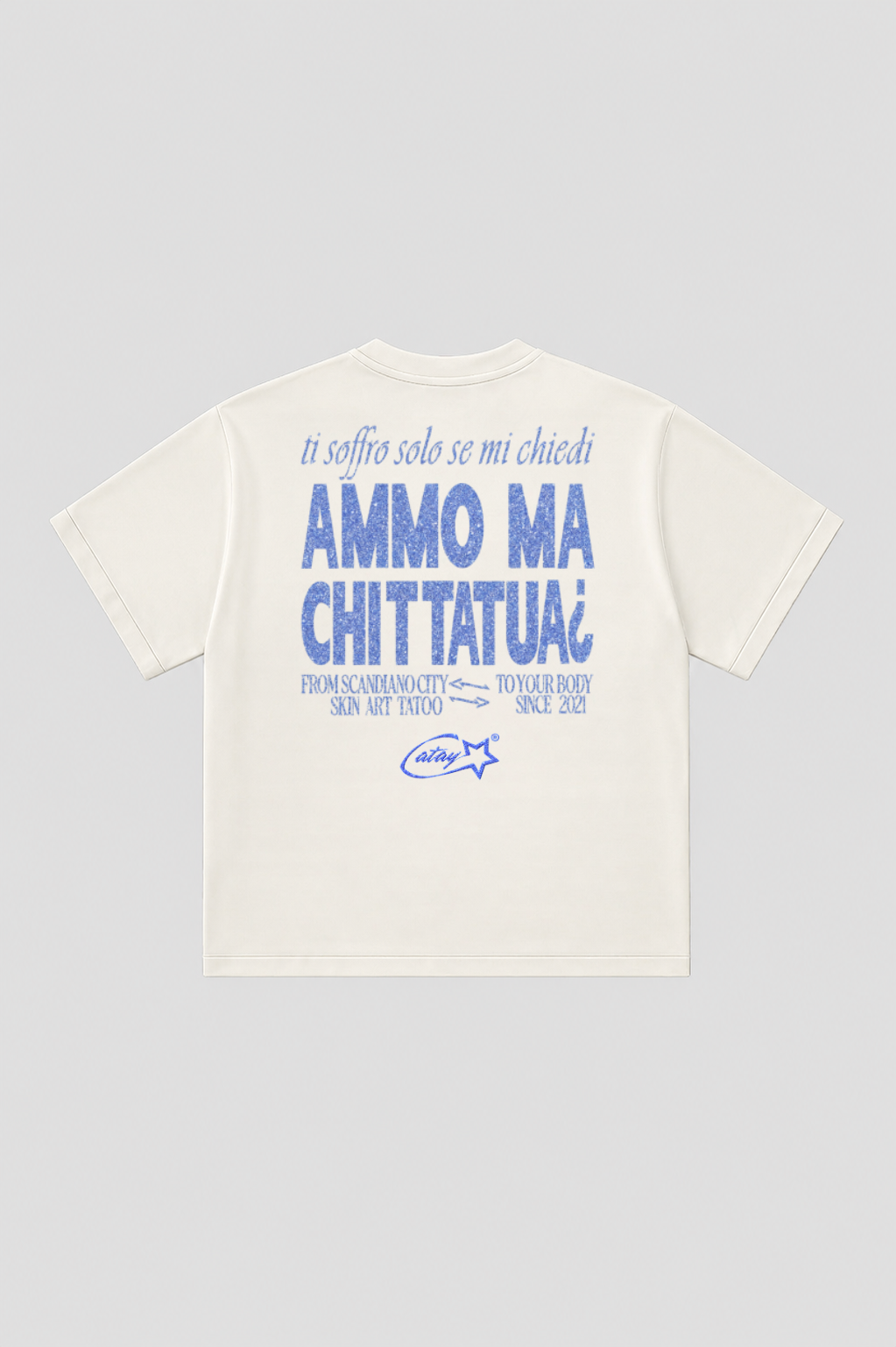 T-shirt "ammo ma chi t tatua" white