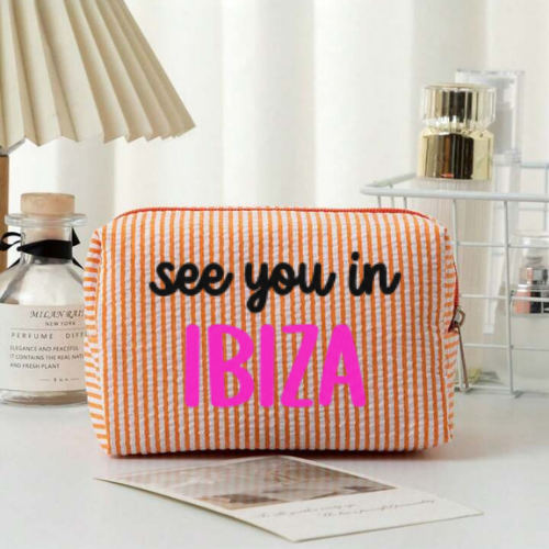 Pochette Rosa "see you in ibiza"