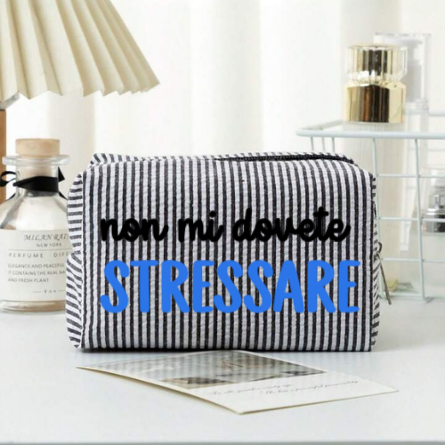 Pochette "non mi dovete stressare"