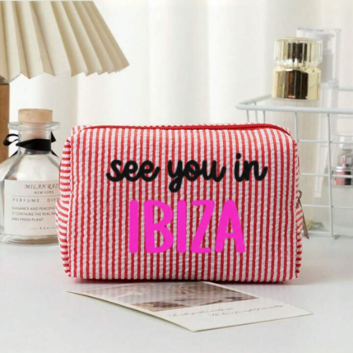 Pochette Rosa "see you in ibiza"